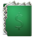 Dollars Folder Icon 128x128 png